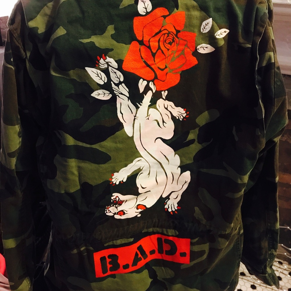 ❌SOLD❌ Rebel8 B.A.D Military Jacket